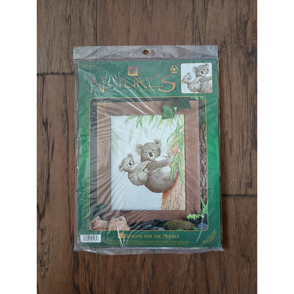Natures Window Koalas Cross Stitch Kit 5434 Kenneth Lilly Designs for the Needle
